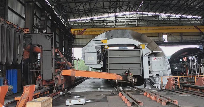 雙車貫通式卸車系統